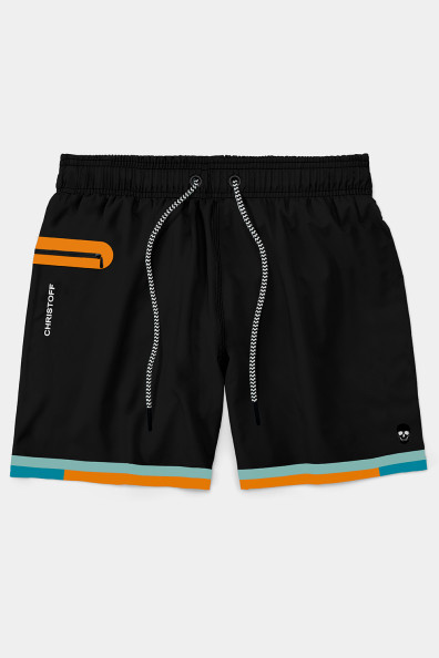 Short Aquaseries - Black / Orange | CHRISTOFF