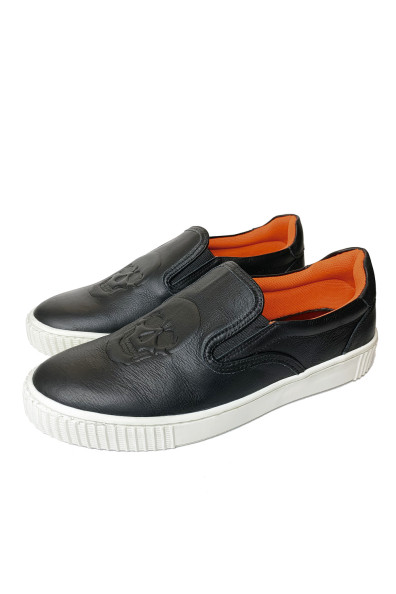 Slip On - 3D Skull Orange | CHRISTOFF
