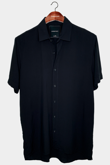 Camisa - Solid Black | CHRISTOFF
