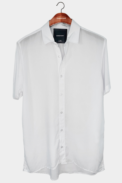 Camisa - Solid White | CHRISTOFF