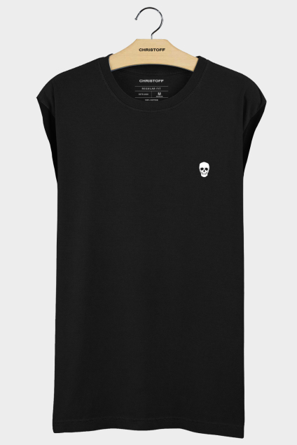 Camiseta-Tank---Skull-Logo-Preta-costas.jpg | CHRISTOFF