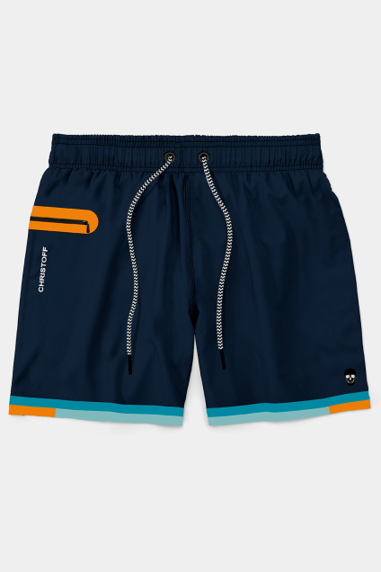 Short Aquaseries - Marinho / Orange | CHRISTOFF