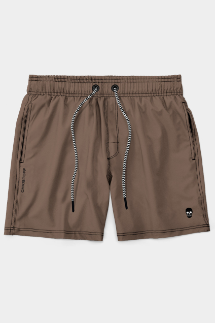 Short High Performance - Solid Dark Kahki | CHRISTOFF