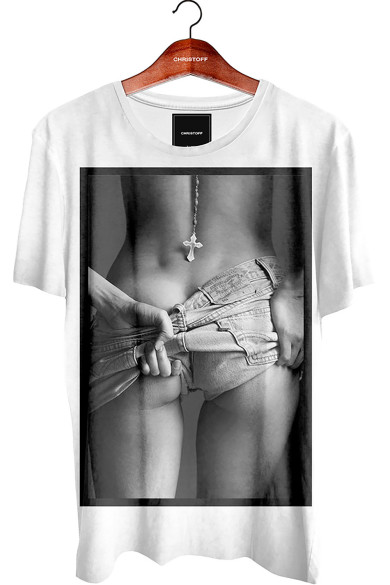 Camiseta Gola Básica - Cross Back