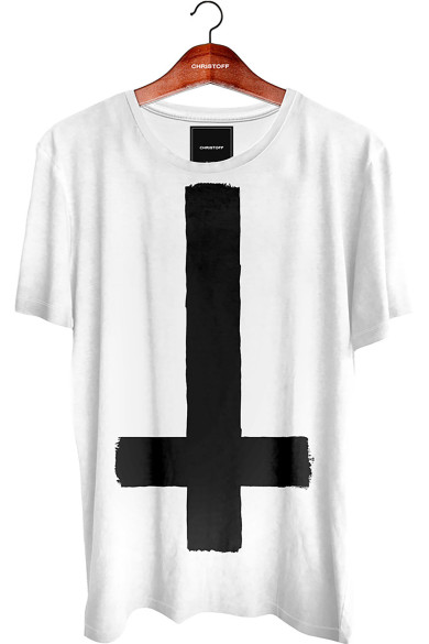Camiseta Gola Básica - Invert Cross