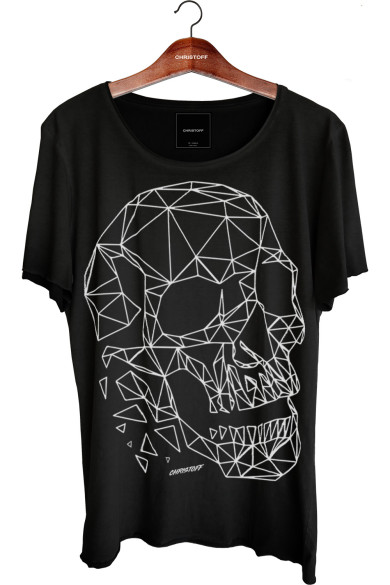 Camiseta Relax - Skull Lines