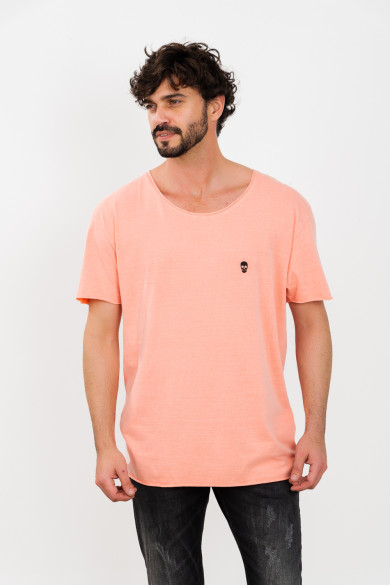 Camiseta Relax - Salmon Stone / Skull Black 