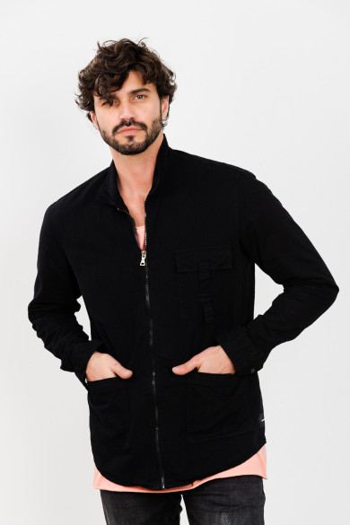 Jaqueta Sarja - 3 Pockets Black