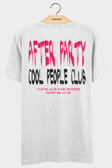 Camiseta Gola Básica - Cool People Club Branca