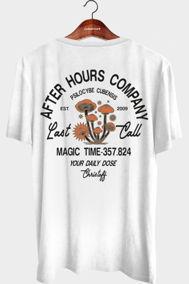 Camiseta Gola Básica - After Hours