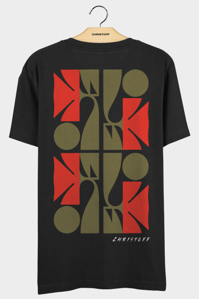Camiseta Gola Básica - Camp Preta