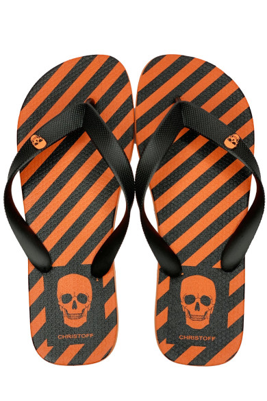 Chinelo - Orange Lines