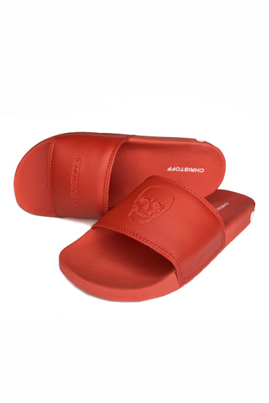 Chinelo Slide Skull - All Red